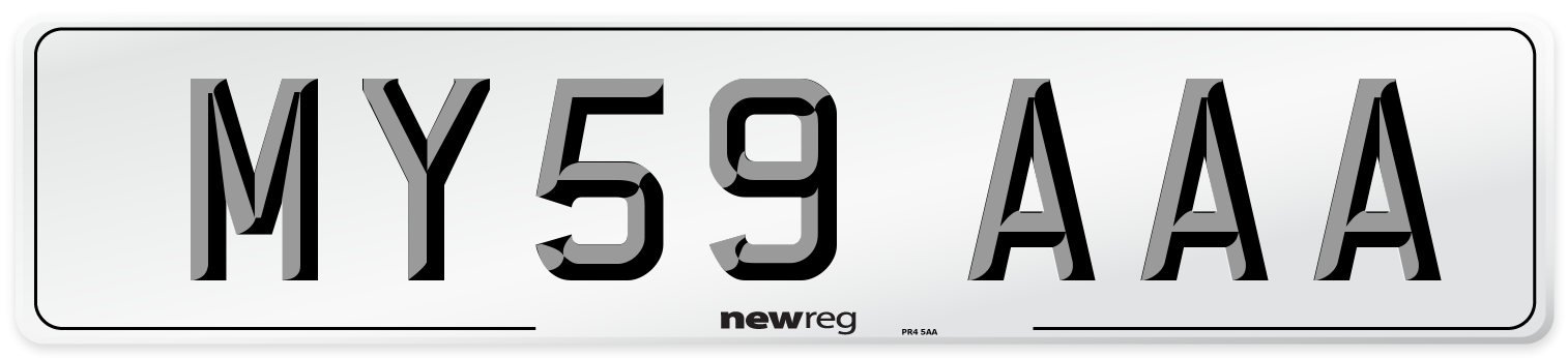 MY59 AAA Number Plate from New Reg